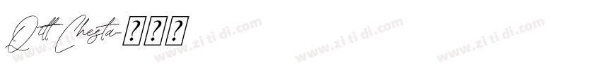 Qitt Chesta字体转换